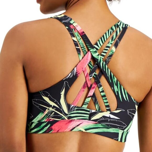 Ideology Womens Activewear Palms Match Set Low Impact Sports Bra Size X-Large - Picture 3 of 3